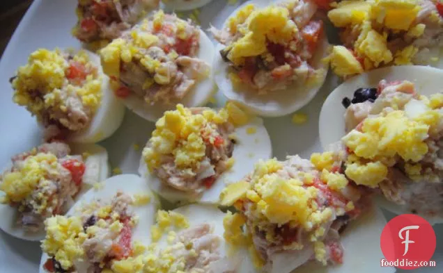 Cook the Book: Tuna-Stuffed Hard-Boiled Eggs