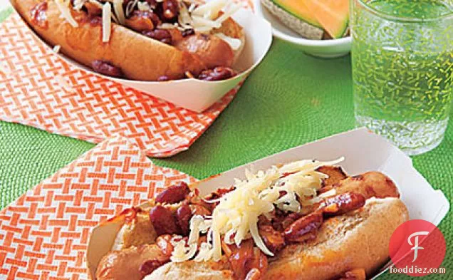 Healthy Chili-Cheese Dogs