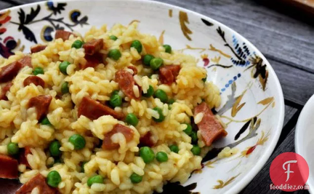 Saffron Rice with Chorizo