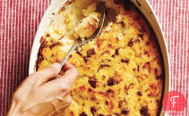 Sausage and Polenta Breakfast Casserole