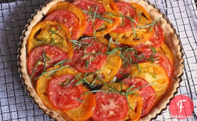 Gluten-Free Tuesday: Tomato Tart with Parmesan-Rosemary Crust