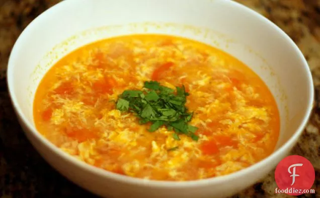 Dinner Tonight: Tomato Egg Drop Soup