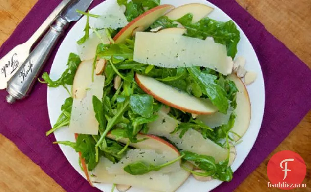 Serious Salads: Arugula, Apples and Manchego in Cider Vinaigrette