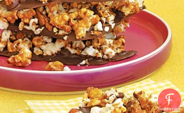 Chocolate-Popcorn Bark