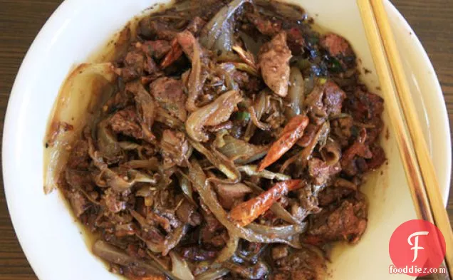 Stir-Fried Liver and Onions