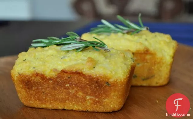 Individual Rosemary Polenta Loaves