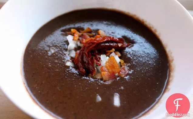 Chipotle Bean Soup with Bacon