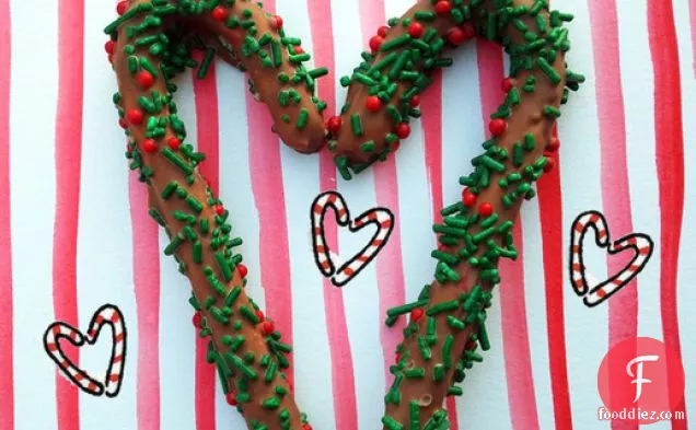 Chocolate Covered Candy Canes