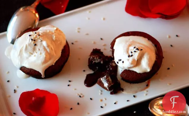 Hot and Spicy Chocolate Cakes