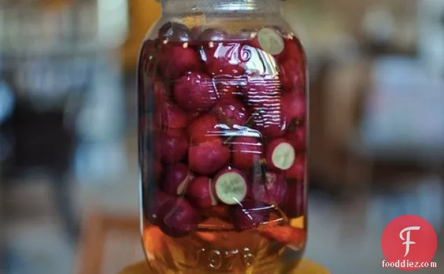 Pickled Red Grapes