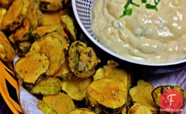 Fried Pickles with Spicy Remoulade