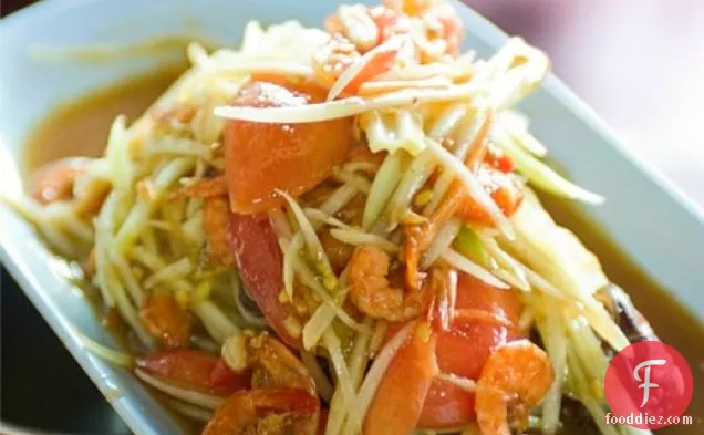 Bangkok Street Food's Green Papaya Salad
