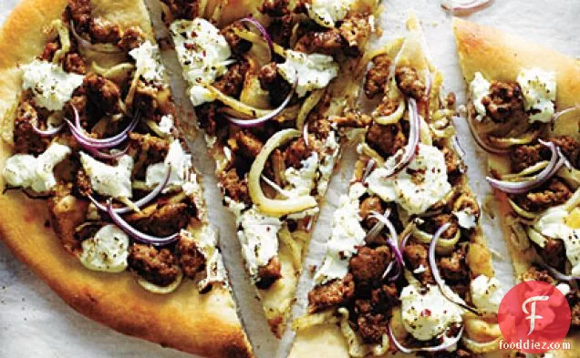 Sausage, Fennel, and Ricotta Pizza