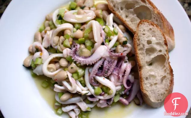 Squid and White Bean Salad