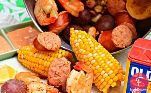 Low-Country Shrimp Boil with Spicy Remoulade