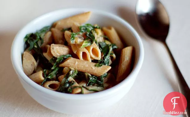 Peppery Whole Wheat Pasta With Wilted Chard
