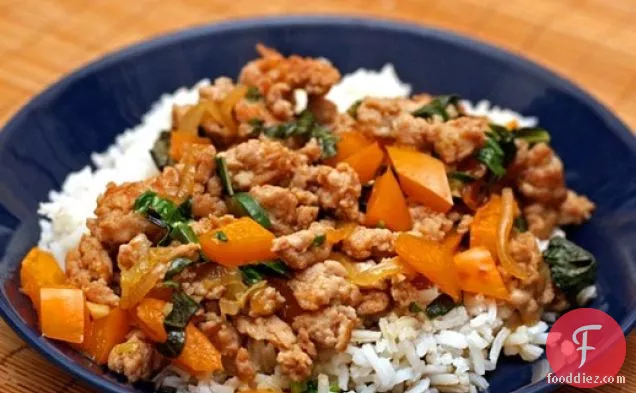 Dinner Tonight: Thai-Style Minced Chicken with Basil and Chiles