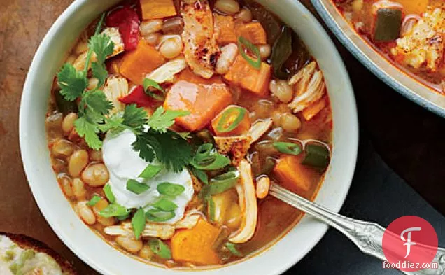 Tex-Mex Chicken Chili with Lime