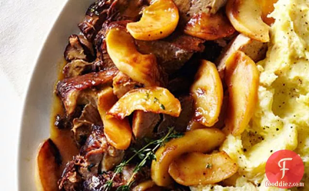 Cider Pork Roast with Apple-Thyme Gravy