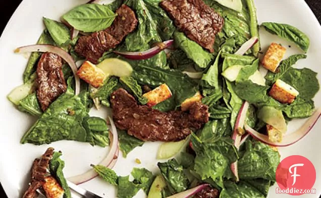 Spicy Beef and Tofu Salad