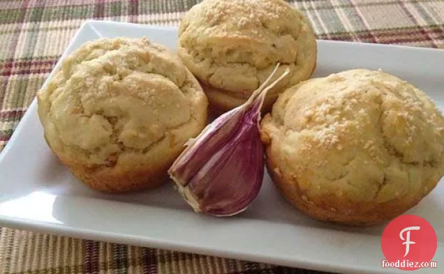 Gluten-Free Garlic Onion Muffins