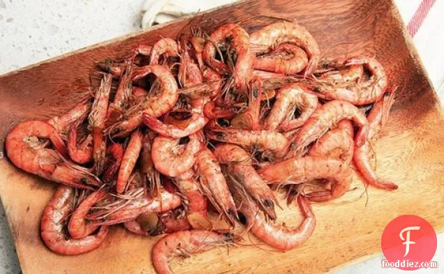 Brazilian-style Peel And Eat Shrimp with Fried Garlic (Camarao ao Alho)