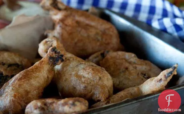 मसालेदार युज़ू मेयोनेज़ के साथ सुसान फेनिगर का टैटसुटेज फ्राइड चिकन