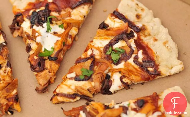 Grilled Barbecue Chicken Pizza