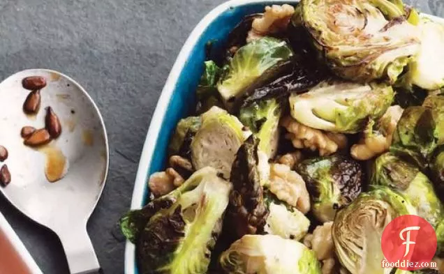 Mile End's Brussels Sprouts with Candied Walnuts and Apples