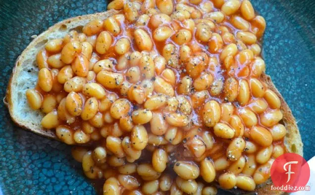British-Style Beans on Toast