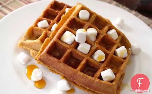 Gluten-Free Sweet Potato and Corn Waffles