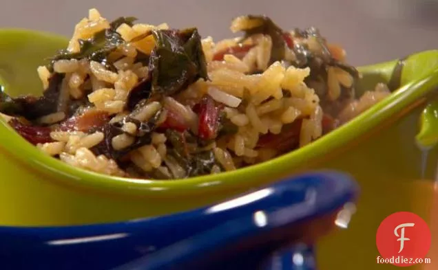 Red Chard and Rice