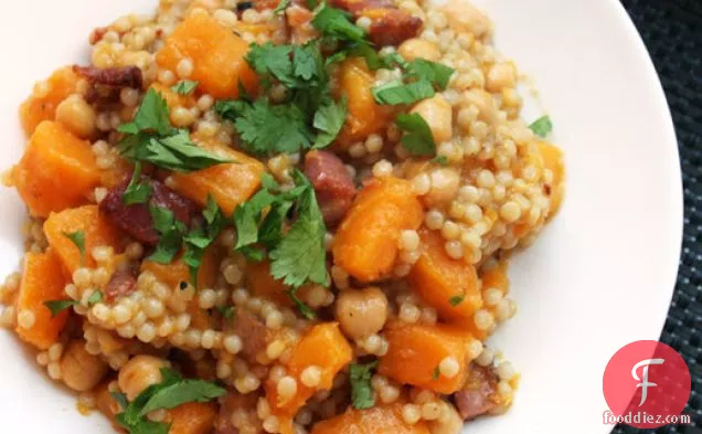 Couscous with Crispy Pancetta and Butternut Squash