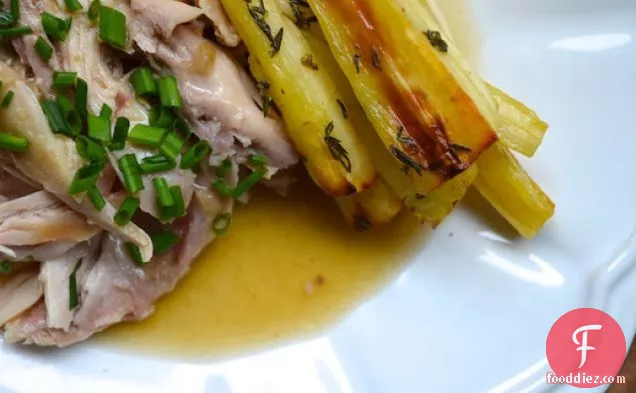 Braised Rabbit with Parsnips