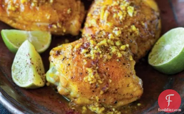 Turmeric Chicken with Sumac and Lime from 'The New Persian Kitchen