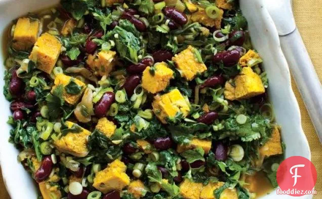Green Herb and Kidney Bean Stew (Ghormeh Sabzi) from 'The New Persian Kitchen