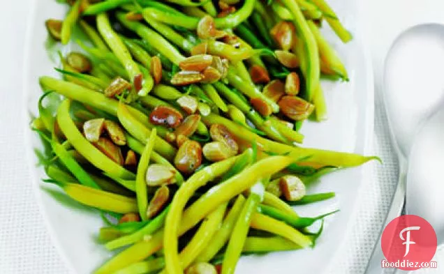 Yellow Wax Beans with Toasted Almonds