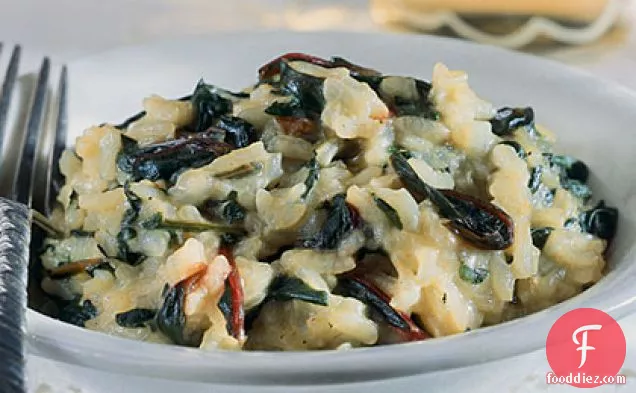 Risotto with Swiss Chard