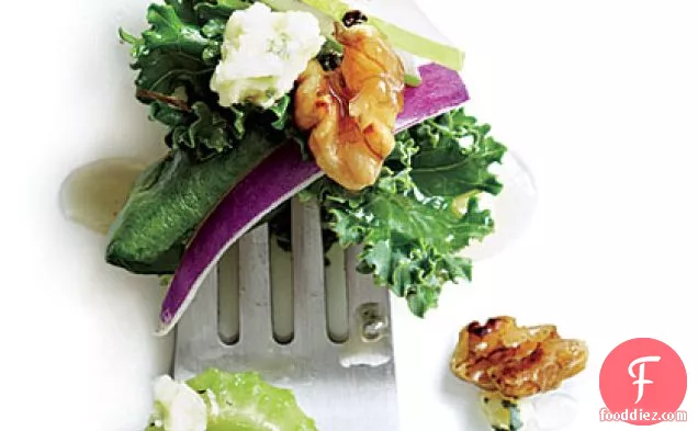 Apple-Walnut Kale Salad