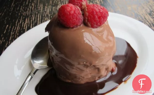 Creamy Chocolate Raspberry Summer Pudding