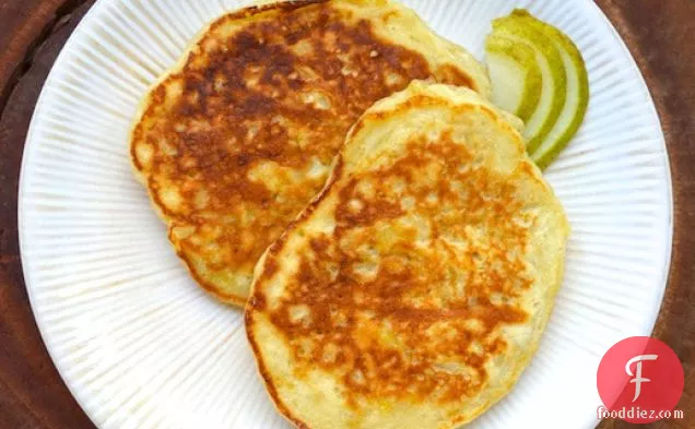 Rum and Pear Pancakes