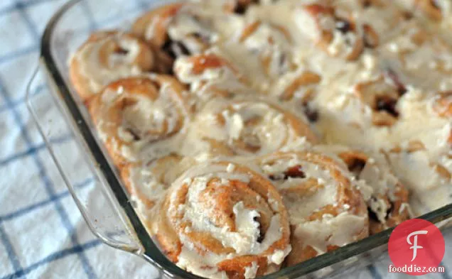 Easy Cinnamon Rolls with Browned Butter Icing