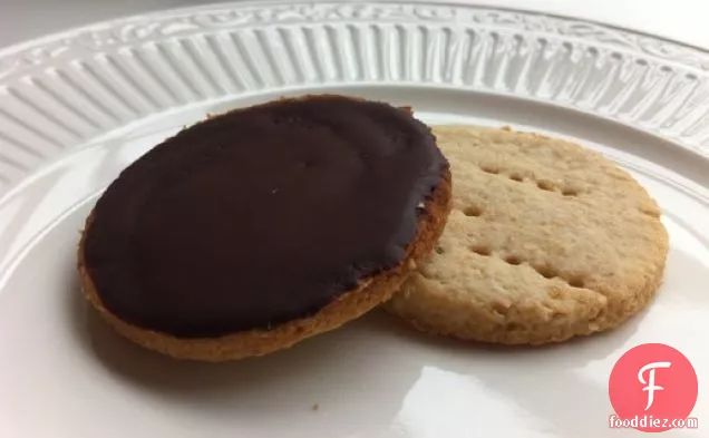 Chocolate Covered Digestive Cookies