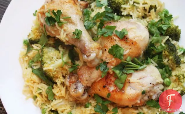 Chicken and Rice with Broccoli