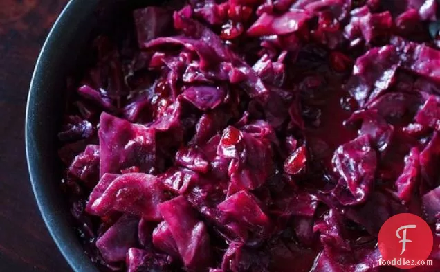 From A Polish Country House Kitchen's Red Cabbage with Cranberries