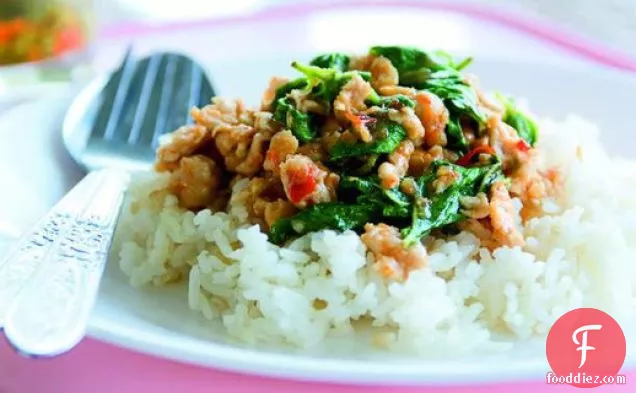 Stir-Fried Chicken with Holy Basil