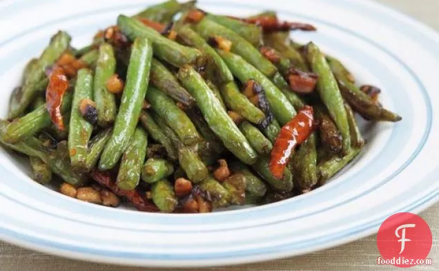 Dry-Fried Green Beans from 'The Chinese Takeout Cookbook