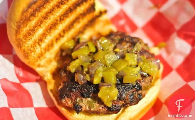 Grilling: Green Chile Turkey Burgers