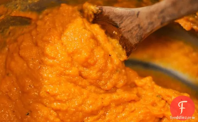 Grilling: Mashed Sweet Potatoes