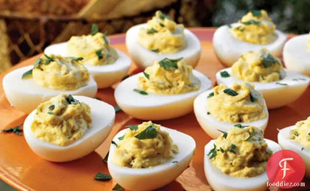 Spicy Southwestern Deviled Eggs